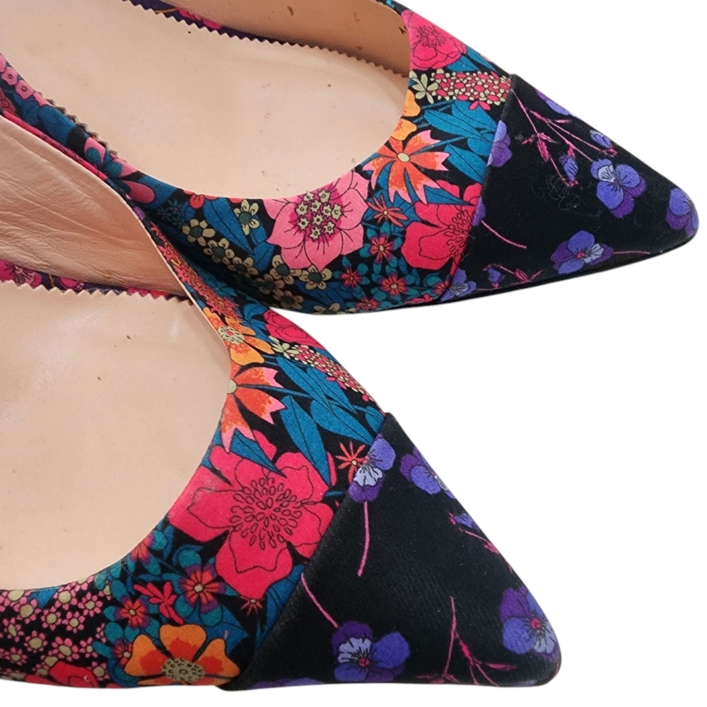 J. Crew Sophia Slingback Pumps In Mixed Liberty Prints View 5